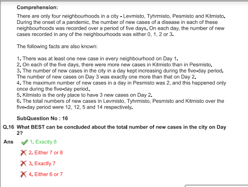 CAT 2022 Set-3 | Data Interpretation and Logical Reasoning | Question-16